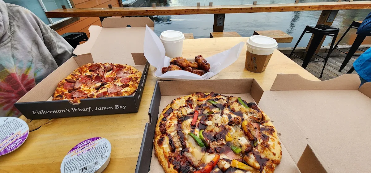 Barnacle Boris BBQ Chicken and Grand Mutiny Meat Lovers Pizza