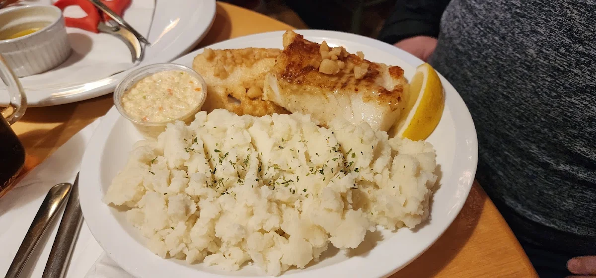 Pan Fried Cod with Mash