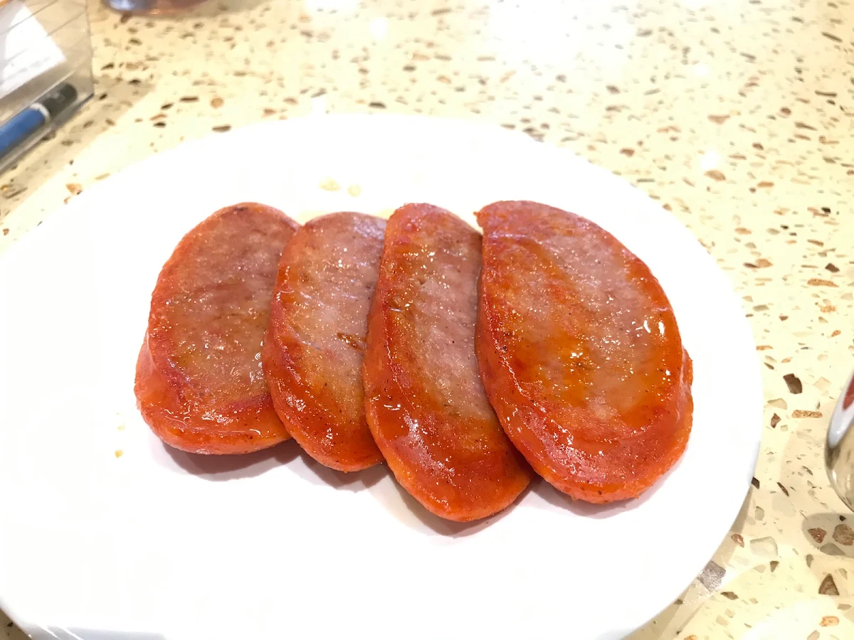 Pan Fried Honey Glazed Sausage Slices