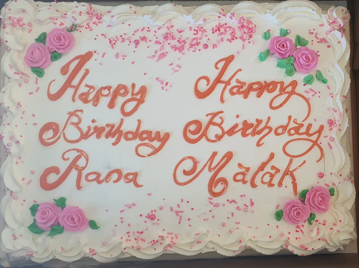 Special Birthday Cake Half Vanilla and Half Chocolate