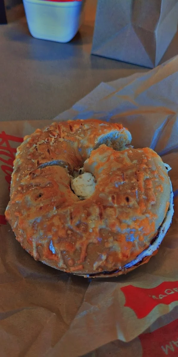 Four Cheese Bagel and Cream Cheese
