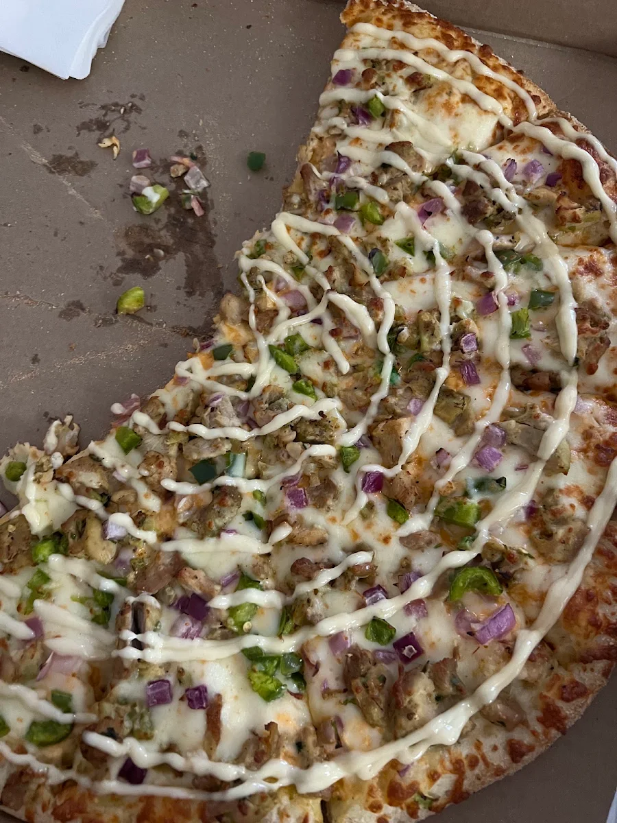 Malai Chicken Pizza