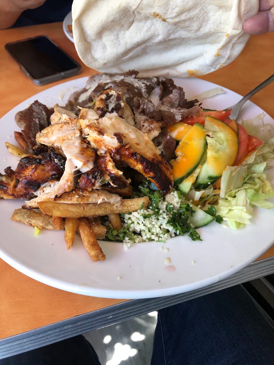 Assiette Shawarma Agneau Shawarma Plate Lamb