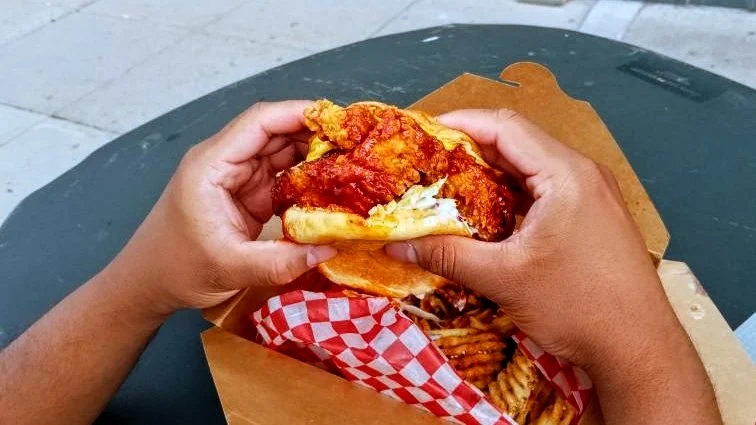 Sweat and Spicy Chicken Sandwich