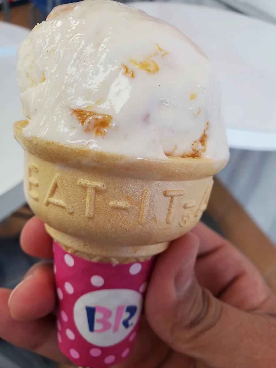 Burnt Peach Ice Cream