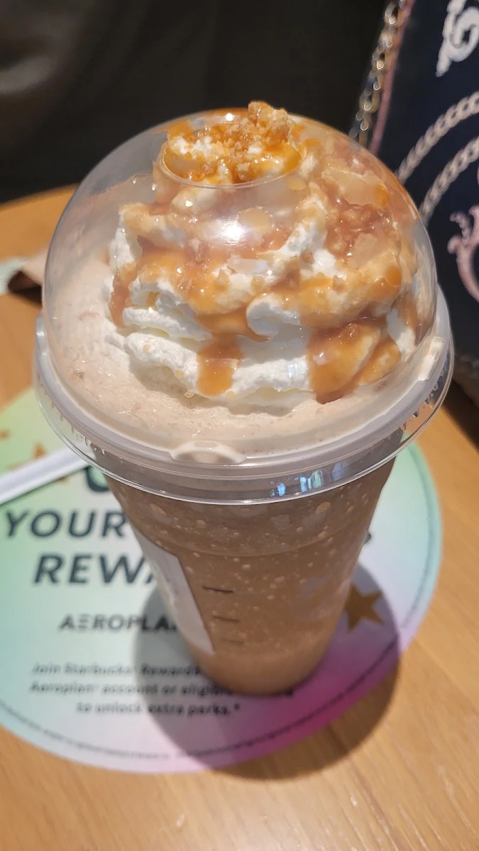 Caramel Ribbon Crunch Frappuccino Blended Beverage