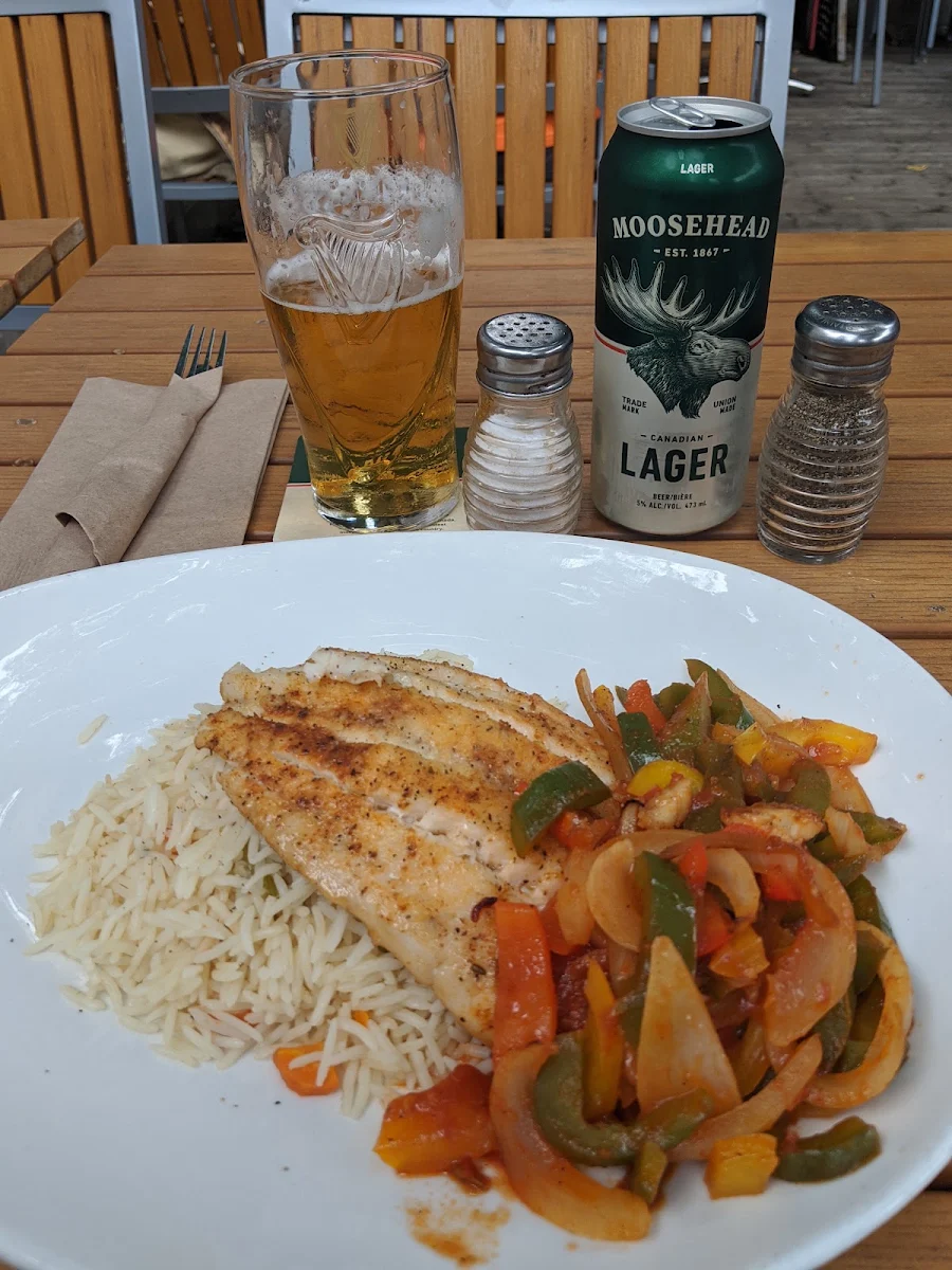 Pan Fried Fish with Veggies
