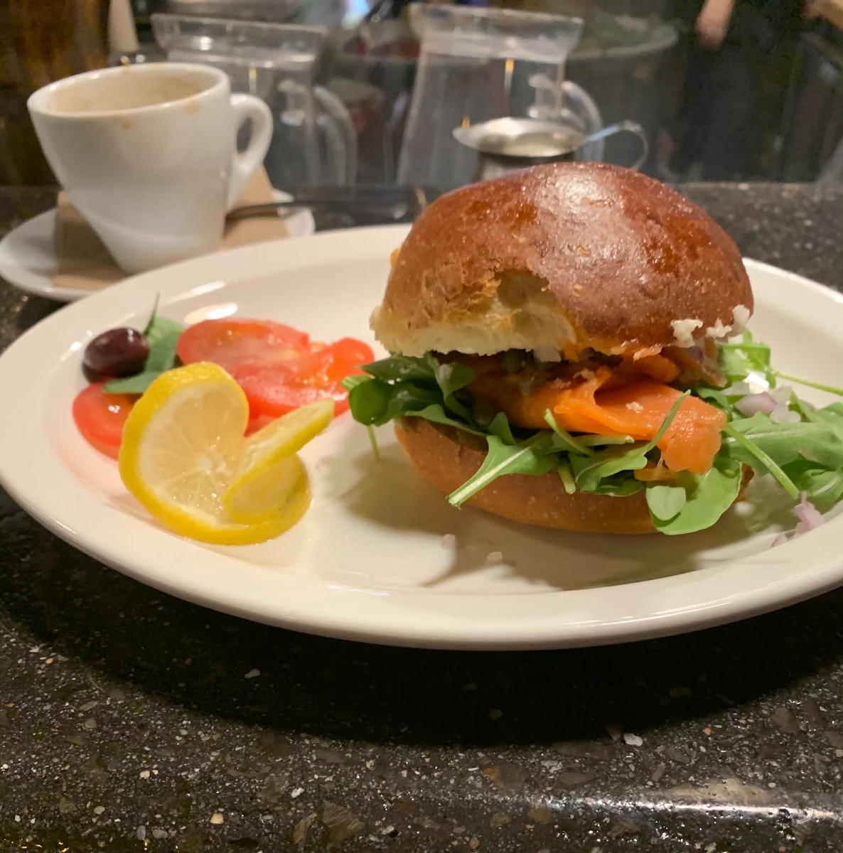 Burger Au Saumon Fumé