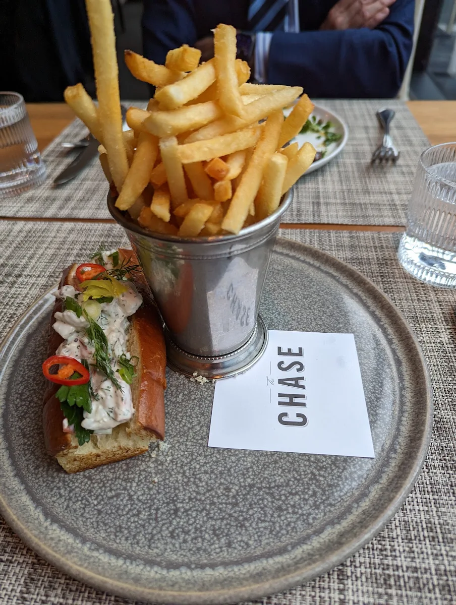 Lobster Roll and Fries