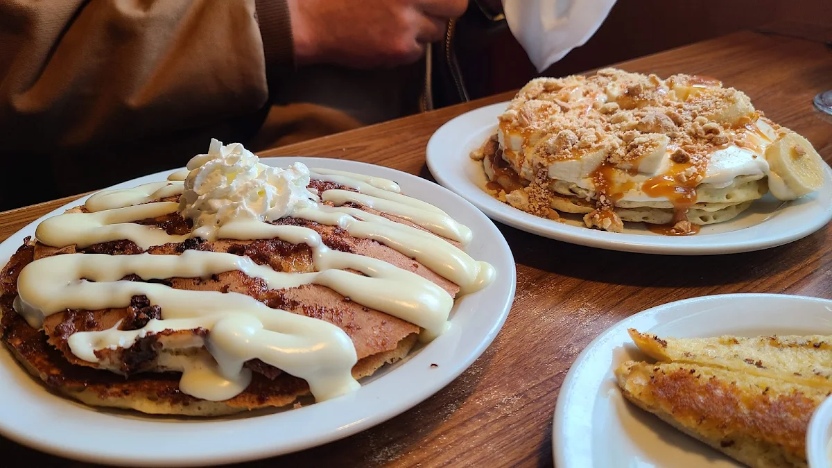 Cinnamon Roll Pancake Breakfast