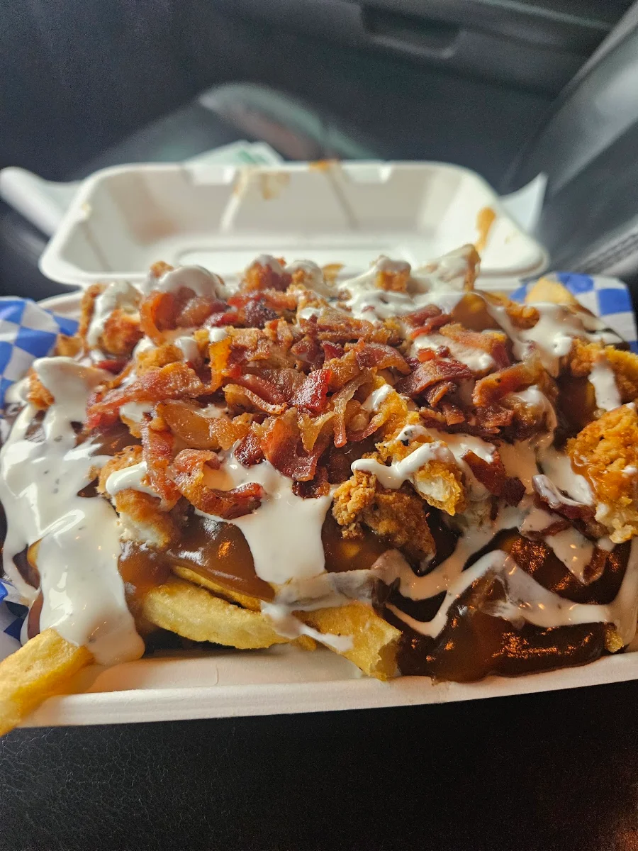 Chicken Bacon Ranch Poutine