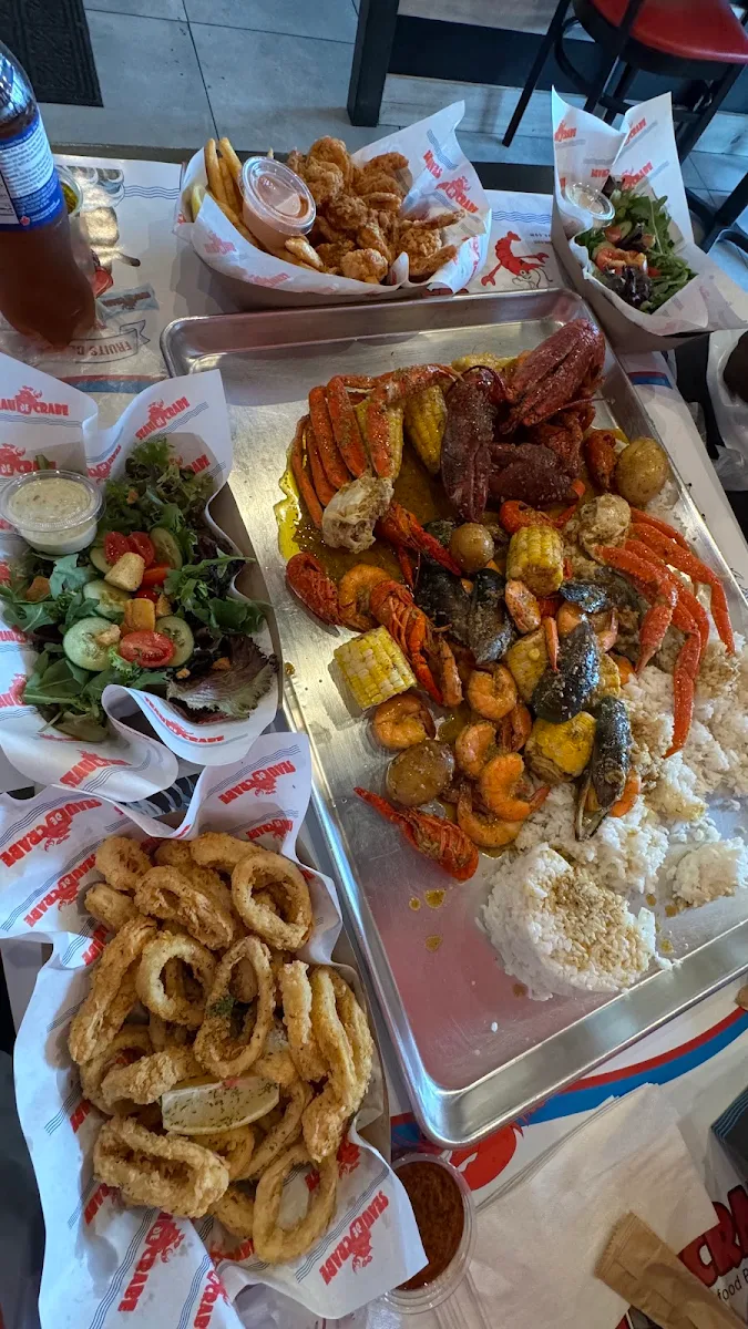 Fried Shrimps with Fries