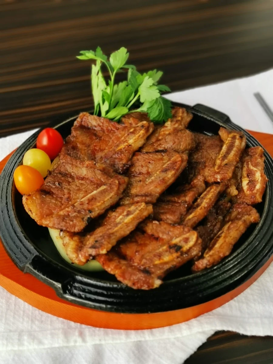 Grilled Marinated Pork Galbi Plate