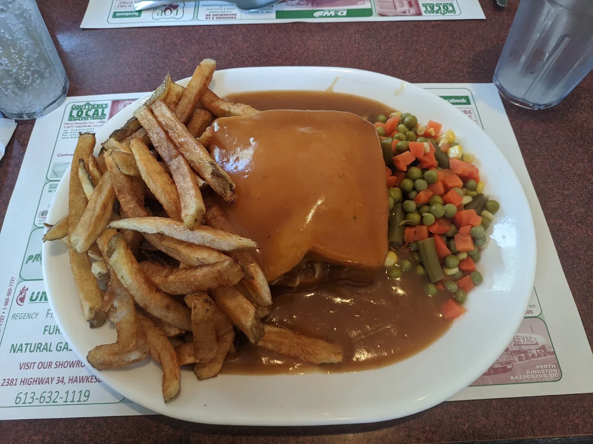 Hot Chicken Sandwich with Fries
