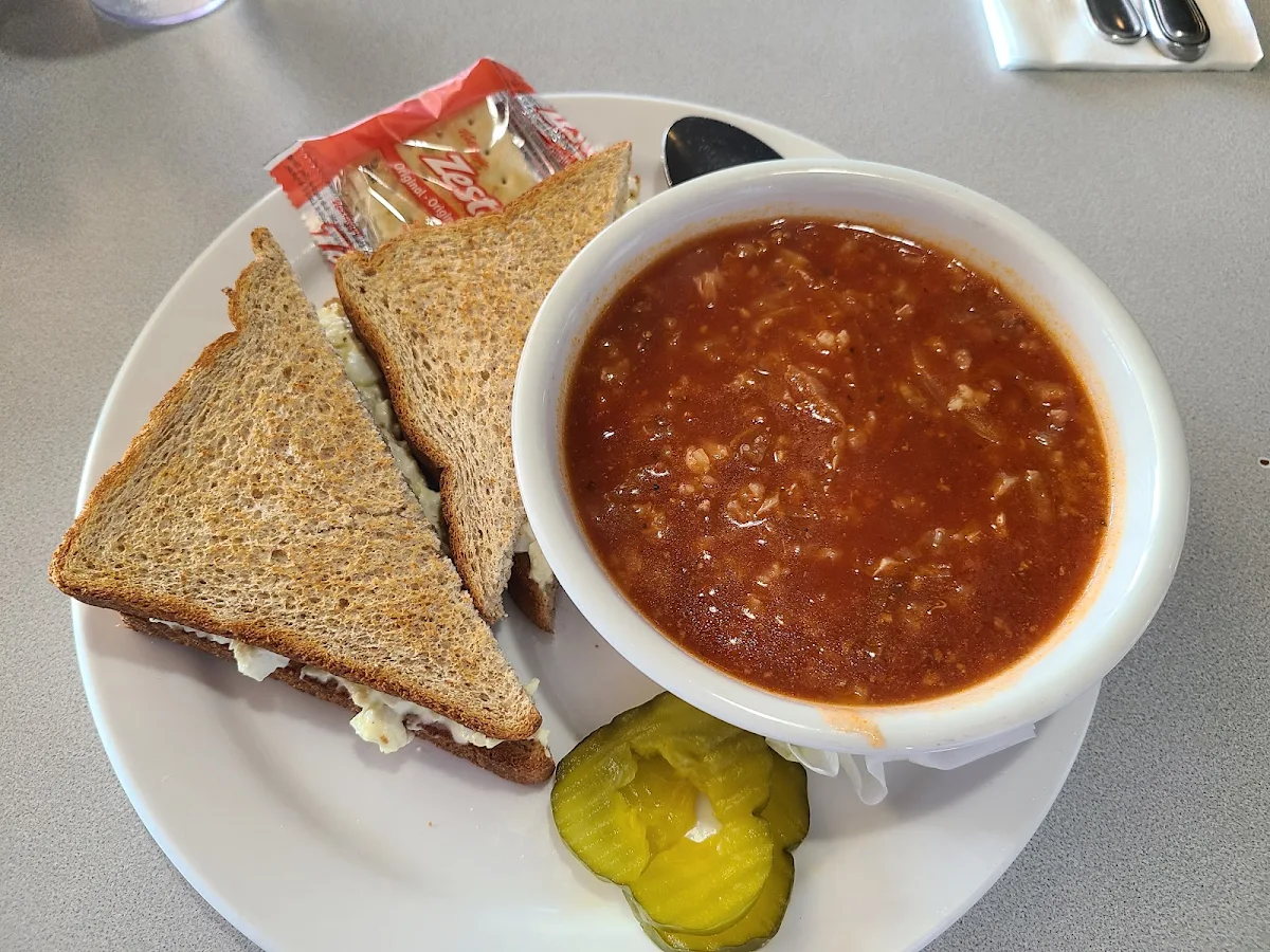 Toasted Egg Salad Sandwich