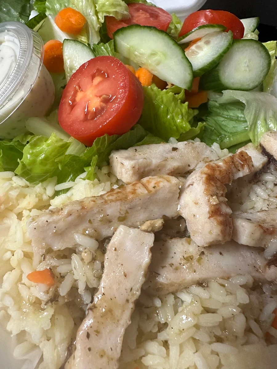 Greek Chicken Rice Bowl