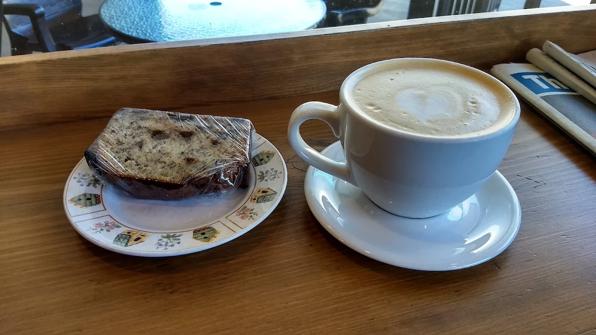 Chocolate Banana Bread Honey Sea Salt Latte