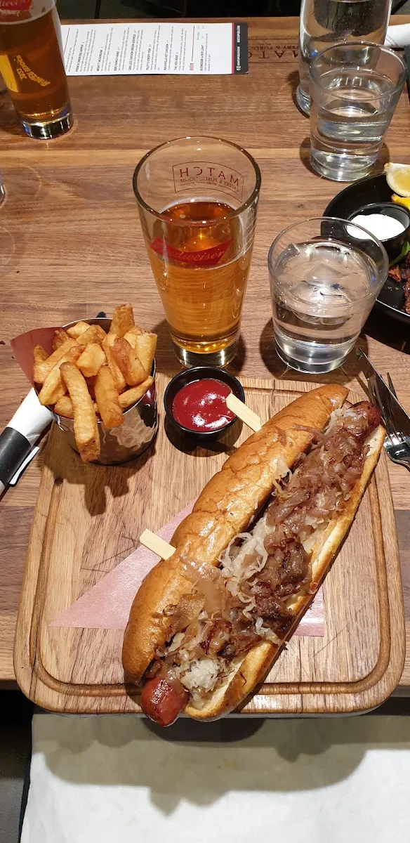 Foot Long Hot Dog