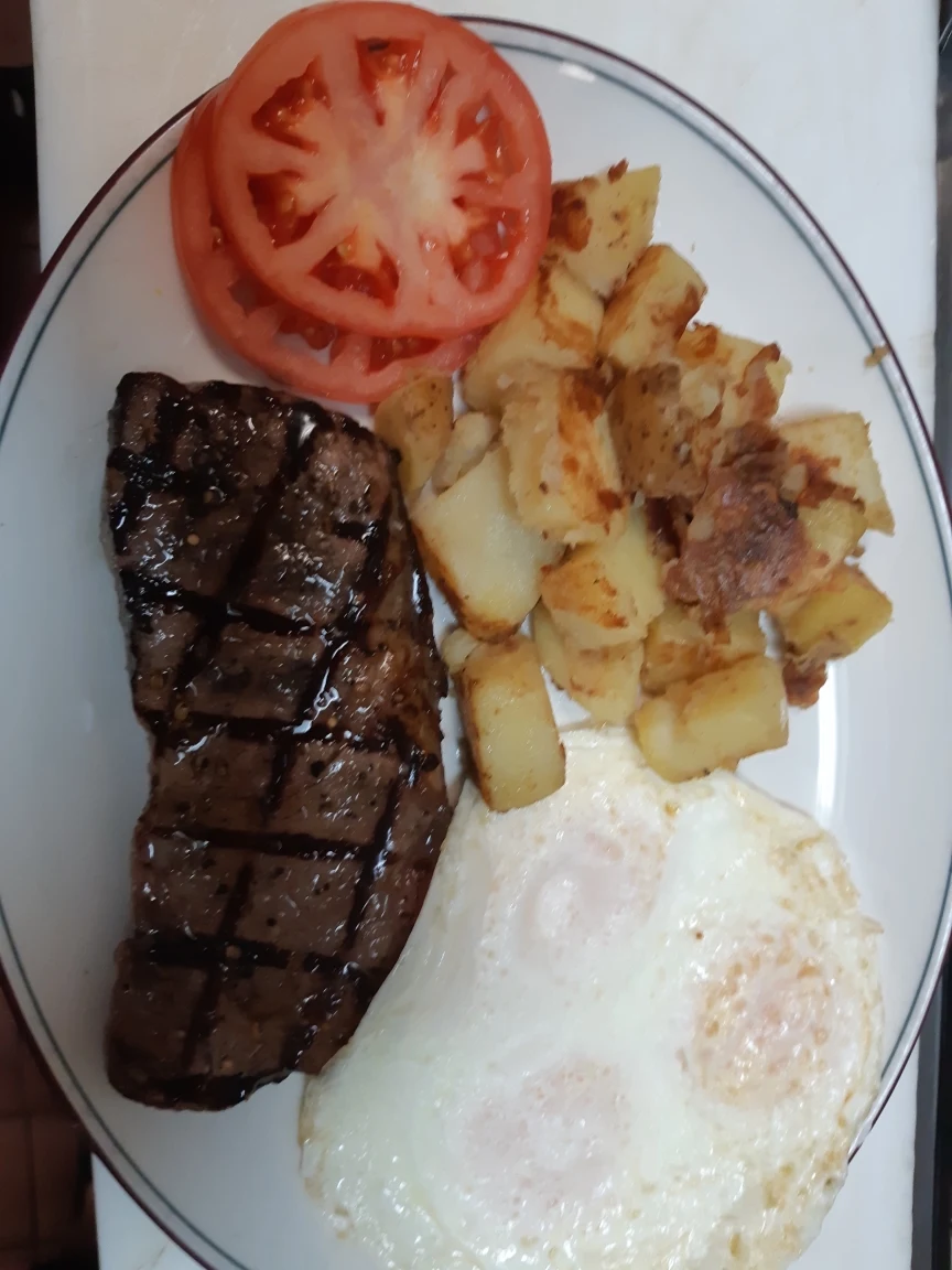 New York Steak and Eggs