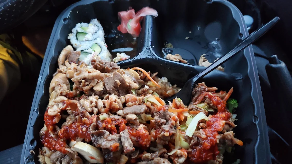 Beef and Chicken Bento Box