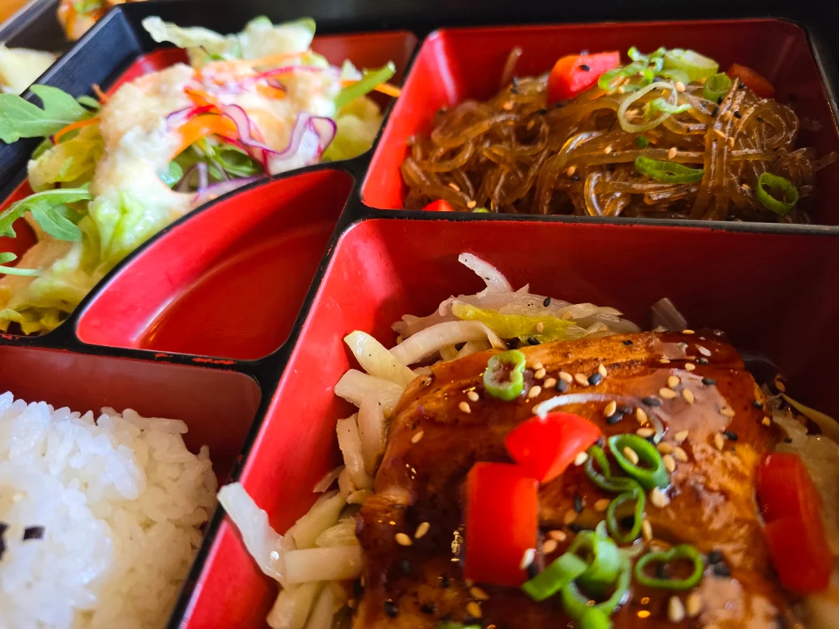 Salmon Teriyaki Bento Box