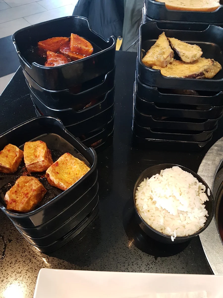 Fried Tofu Flavoured Potato and Eggplant