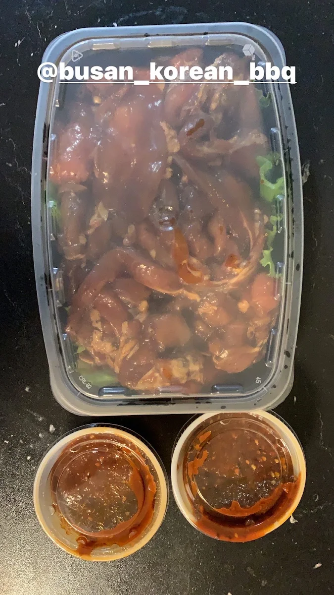 Marinated Raw Chicken