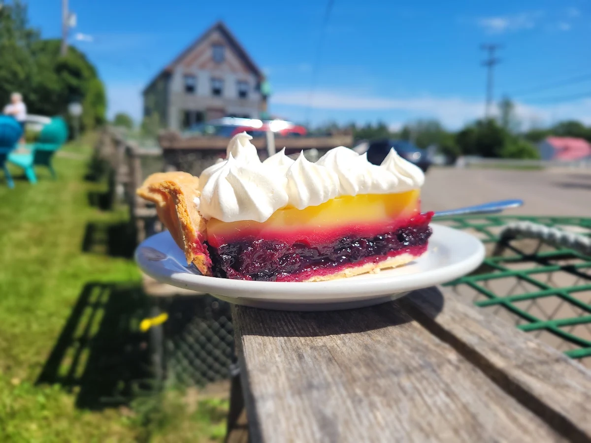 Blueberry Lemon Curd Pie