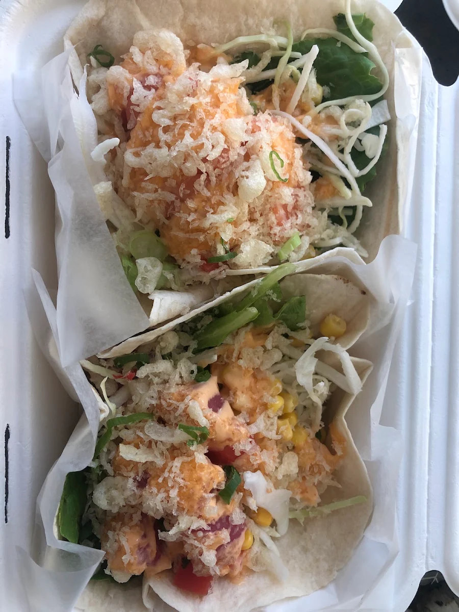 Spicy Salmon Sushi Taco