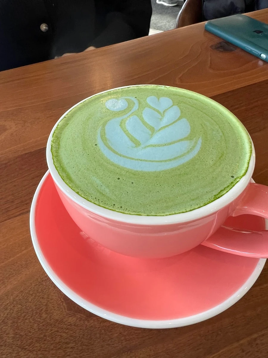 Matcha Latte with Almond Milk