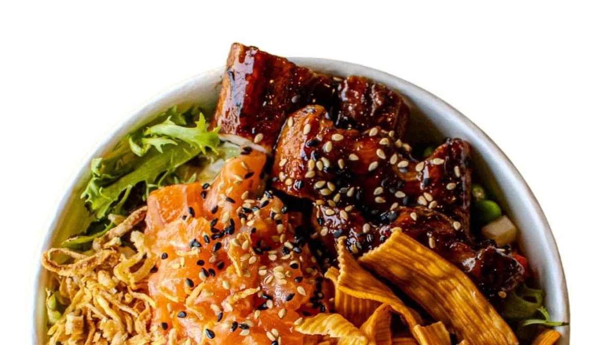 Chef Poke Saumon Épicé Patate Douce Frite