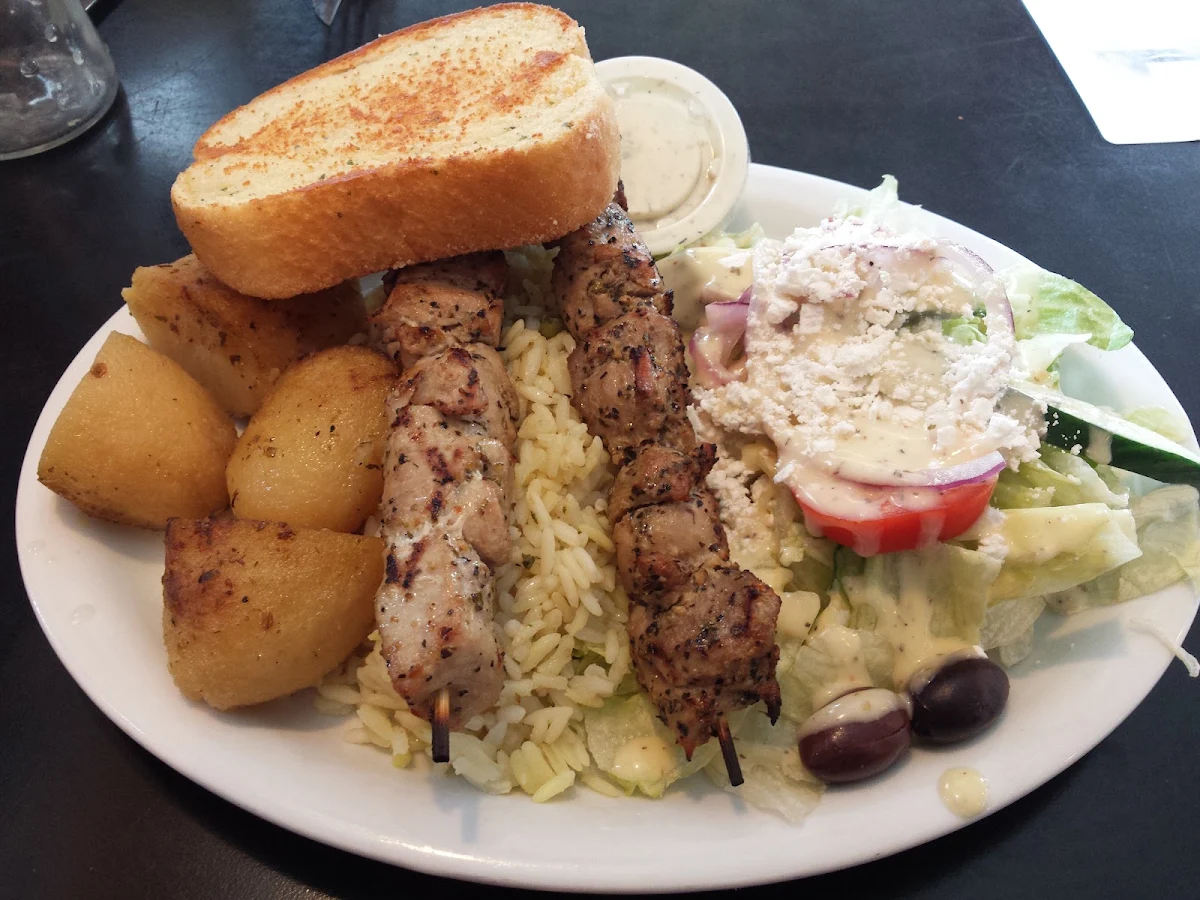 Pork Souvlaki Dinner