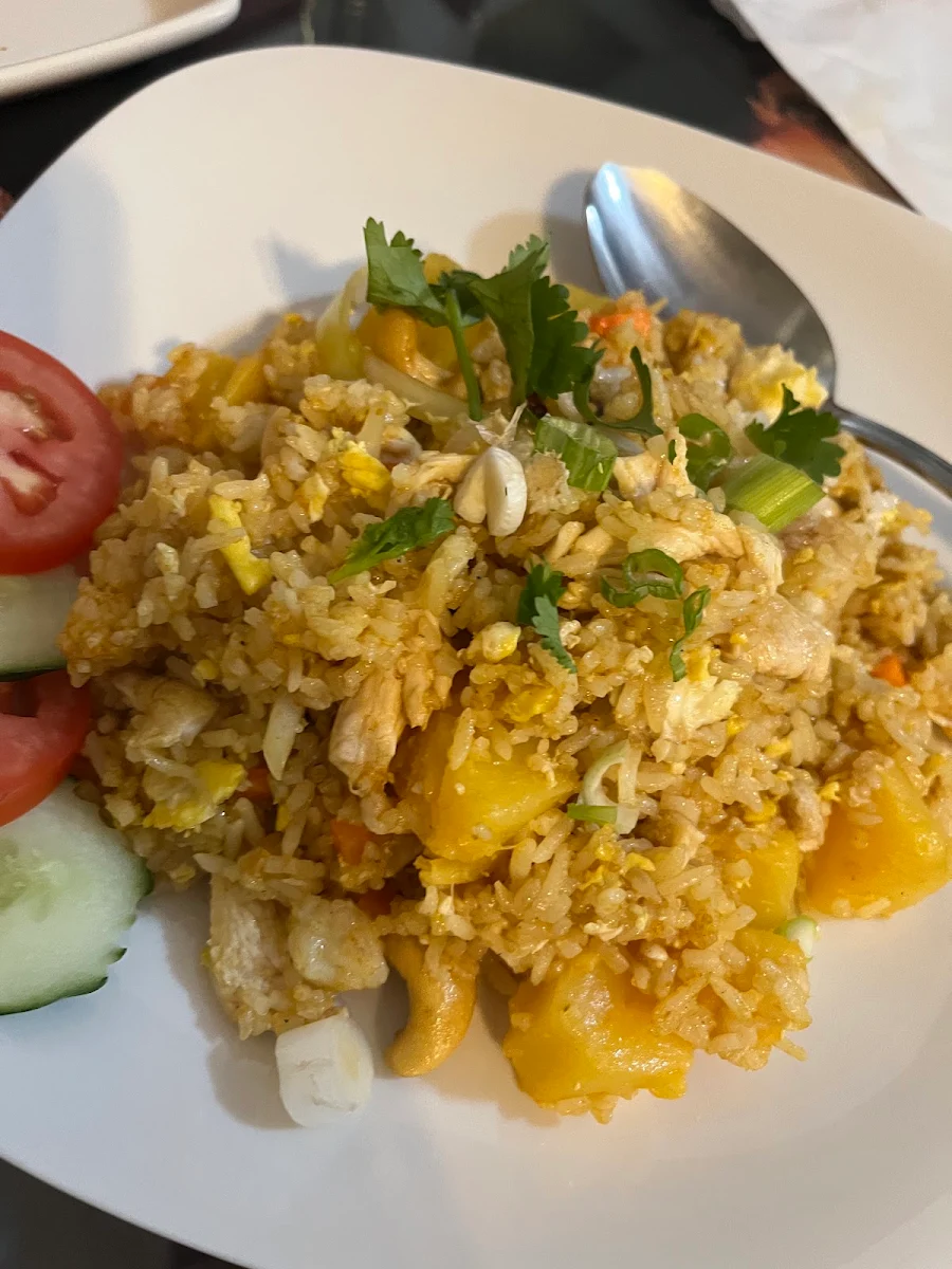 Pineapple Fried Rice with Chicken