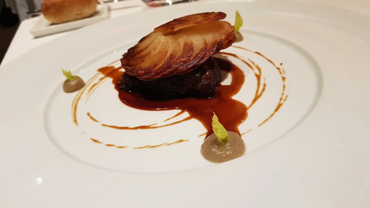 Braised Beef with Potato Medallions