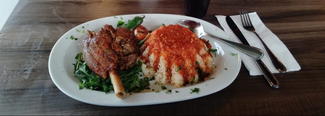 Egytpian Fattah with Lamb Shank