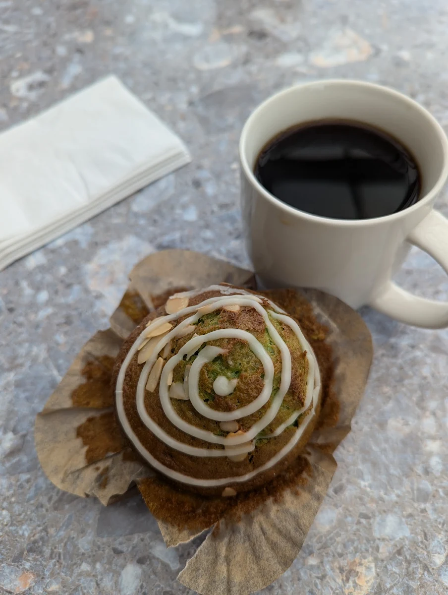 Dark Roast Coffee Pistachio Muffin