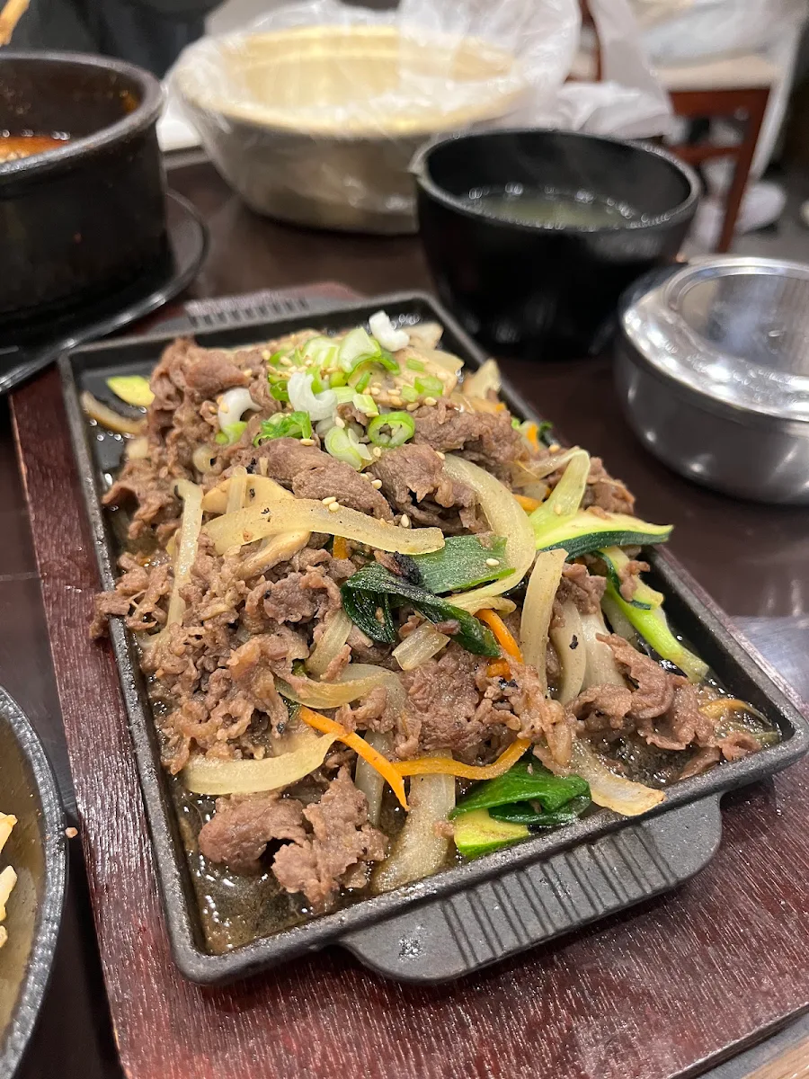 소불고기 정식 beef bulgogi meal set