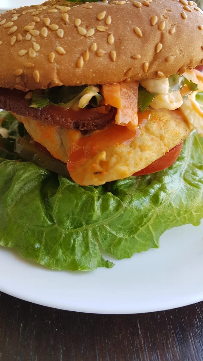 Honey Mustard Chickun Burger