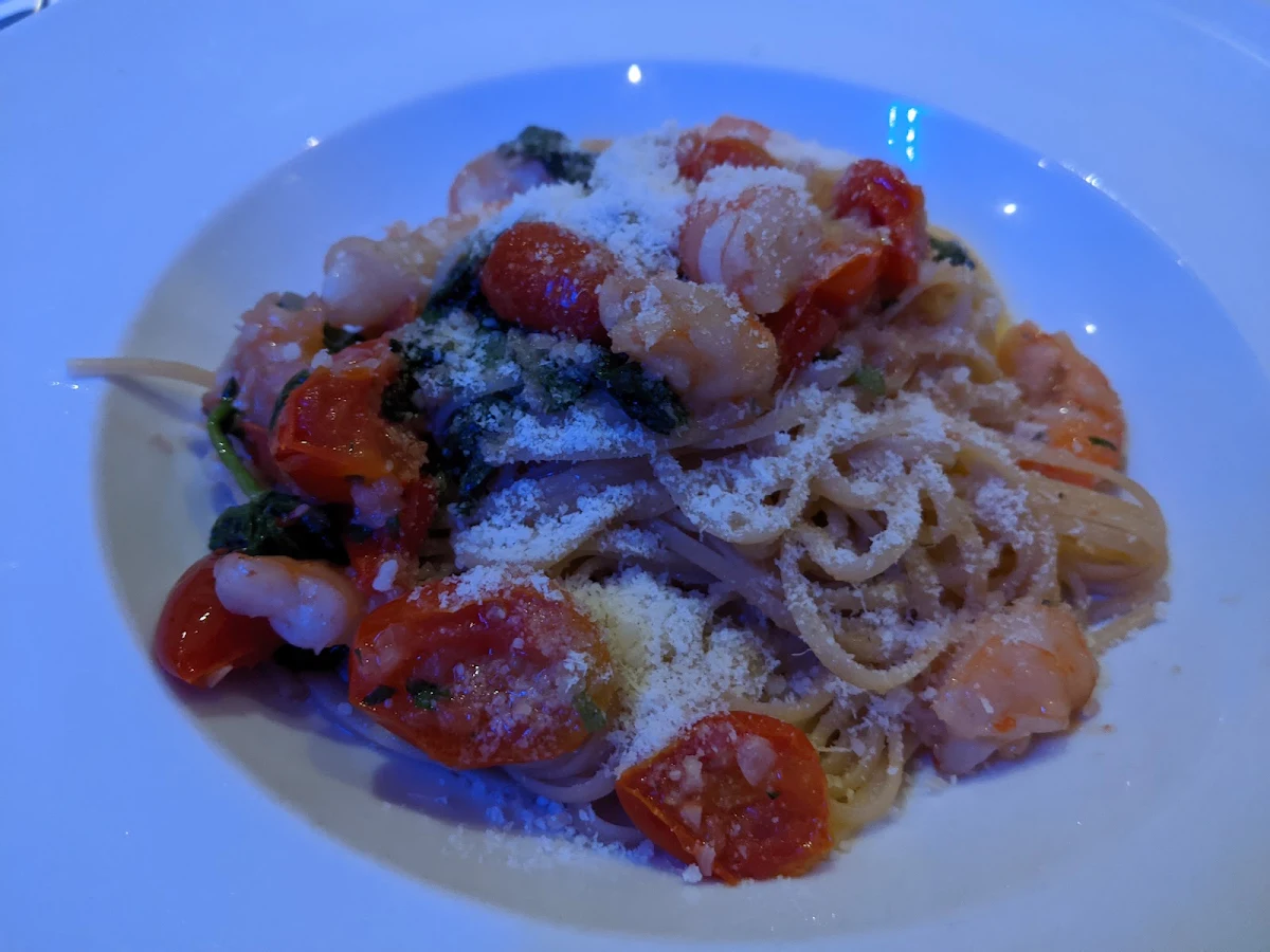 Fettuccine Alfredo with Shrimp