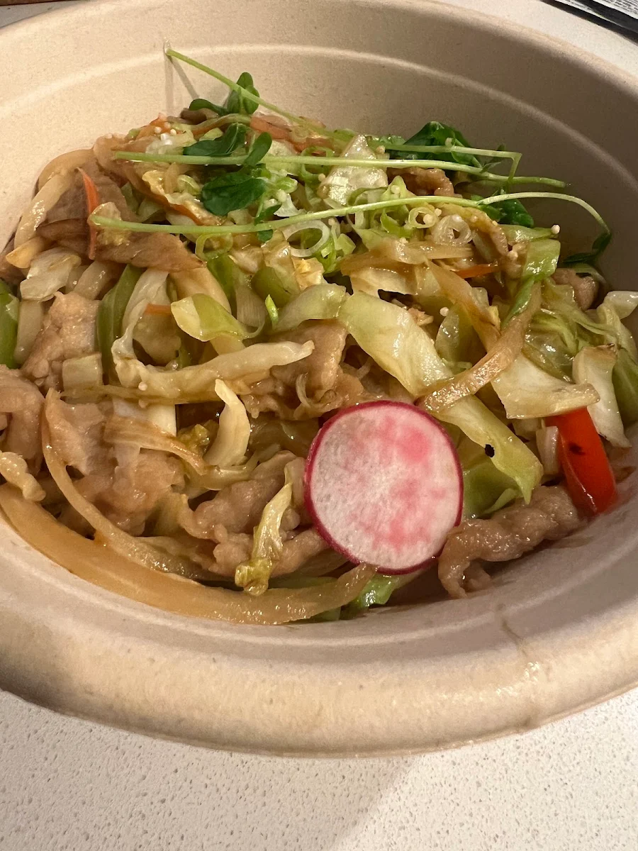 Fried Beef Udon
