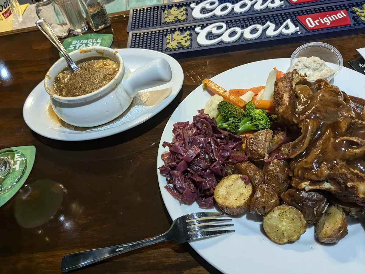 French Onion Soup and the Stuffed Yorkshire Pudding