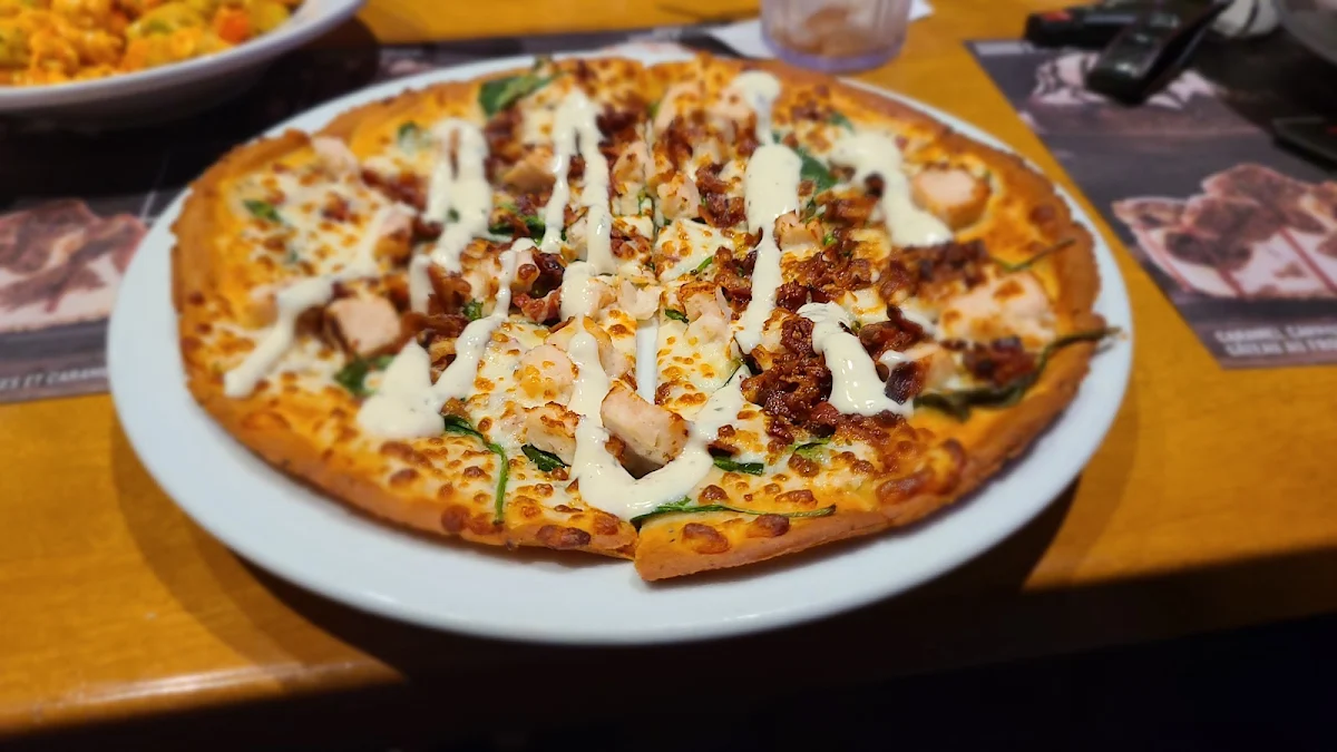 Cauliflower Crust Chicken Bacon Ranch Pizza