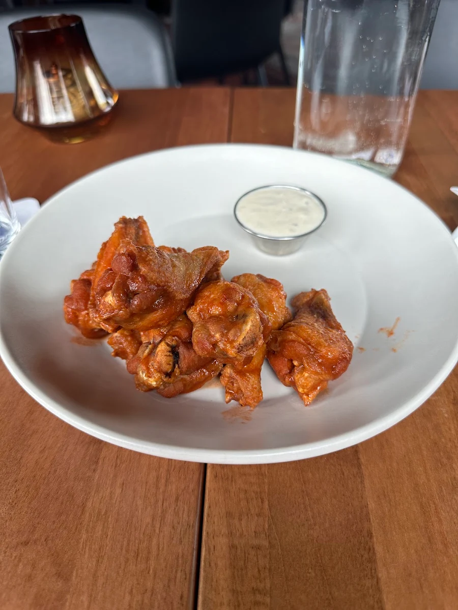 Hot Wings with Blue Cheese