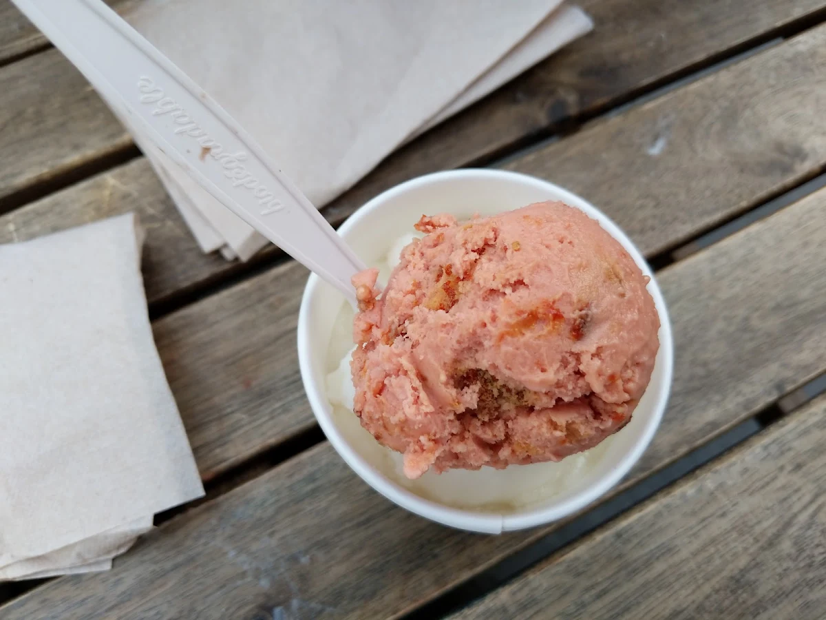 Lemon Sorbet and Cranberry and Goji Vegan Ice Cream