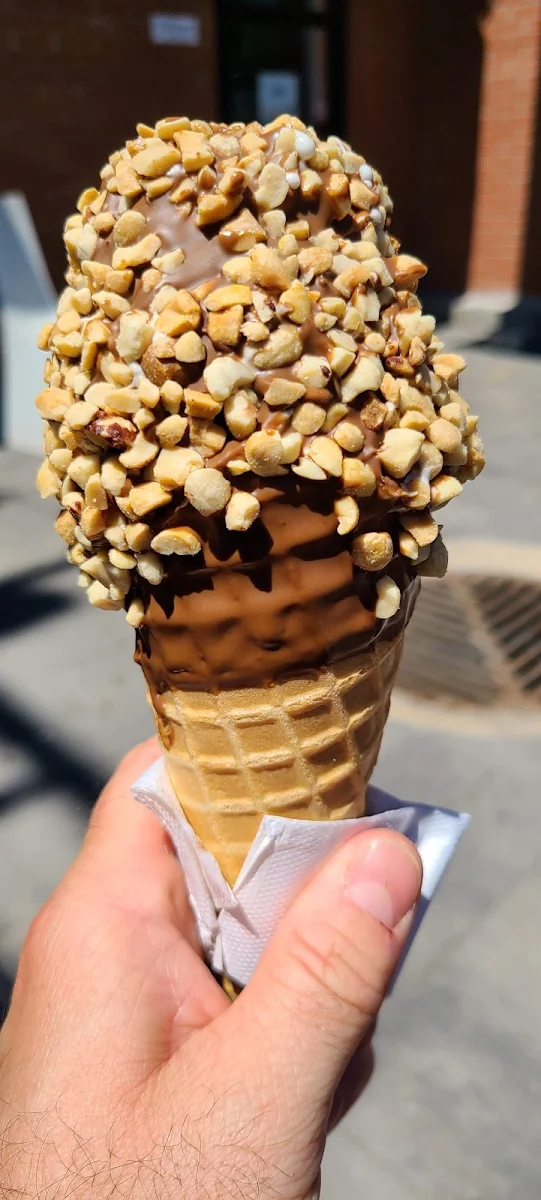 Vanille Cornet Sucré Chocolat Noisette Et Arachide