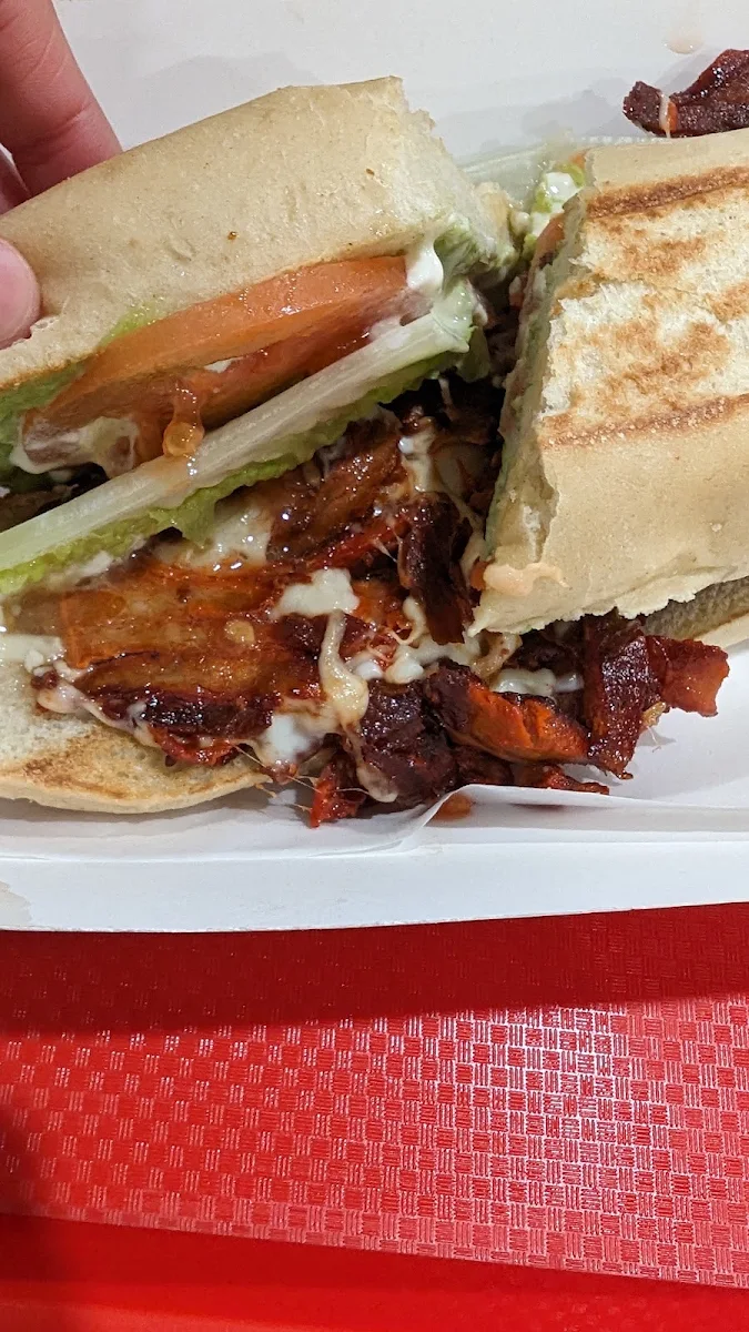 Torta Al Pastor Sandwich