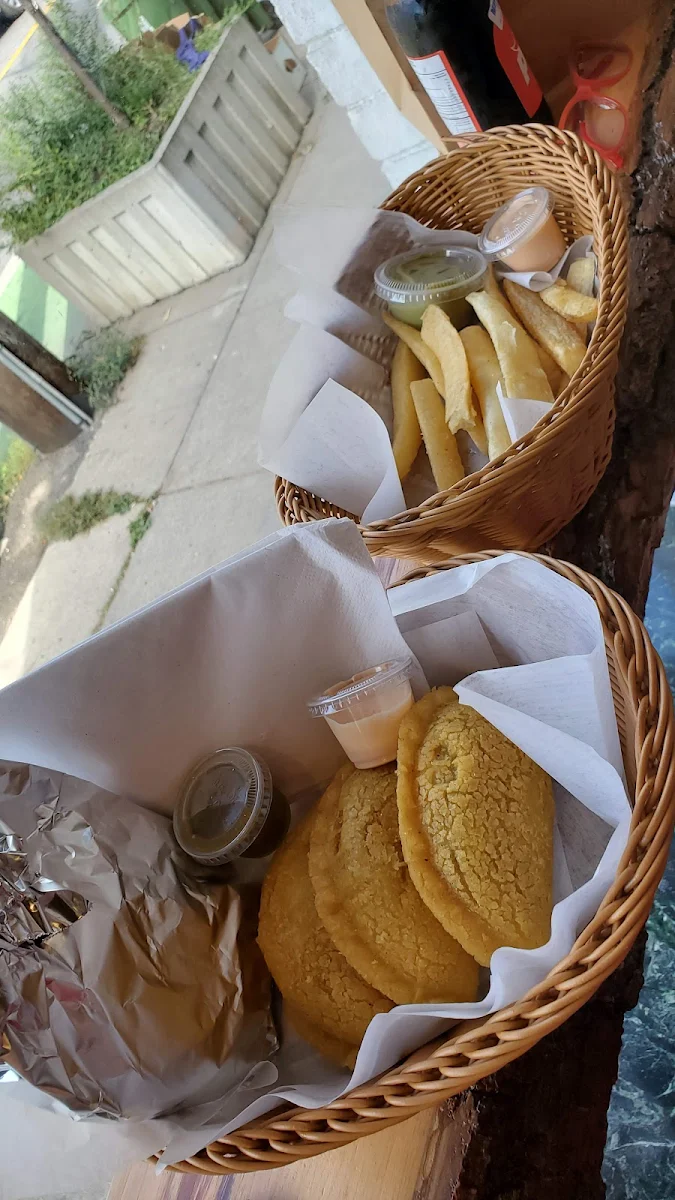 Empanadas and Fried Yuca