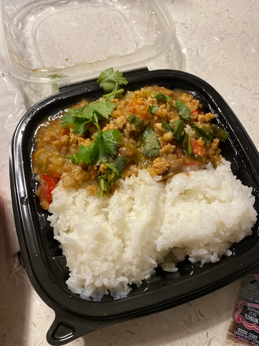 Orange Chicken with Rice