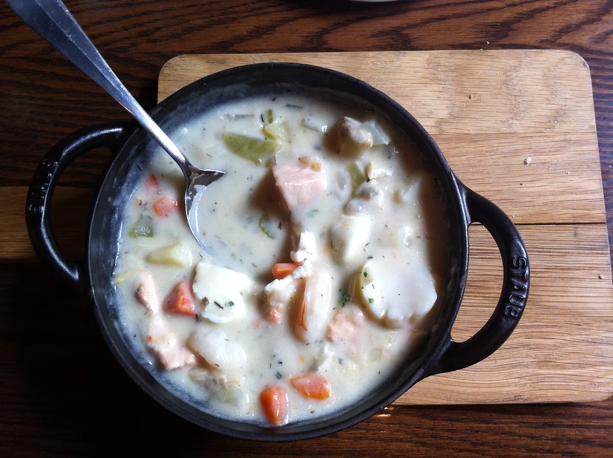 Lobster Roll and Crab Bisque