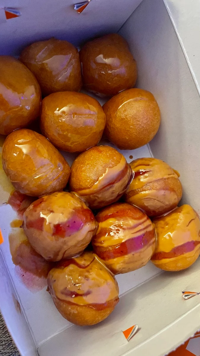 Salted Caramel and Wow Butter and Strawberry Jam Puffs